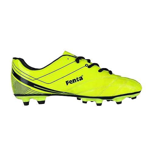 Fenta_League_PU_Football_Shoes_Yellow_Single_InstaSport