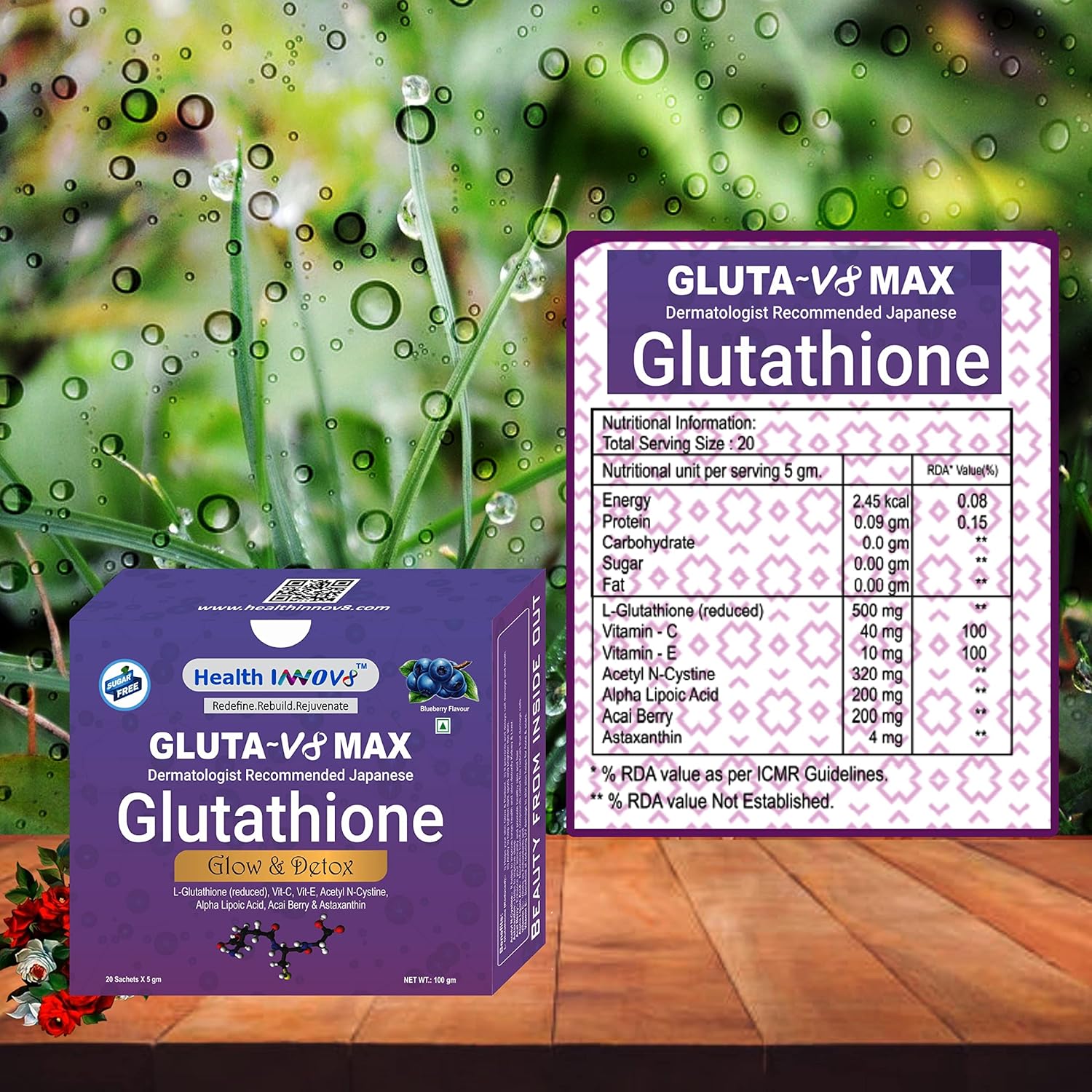 Health_Innov8_Gluthathione_100gm_30_Sachets_BlueBerry_Nutri_InstaSport