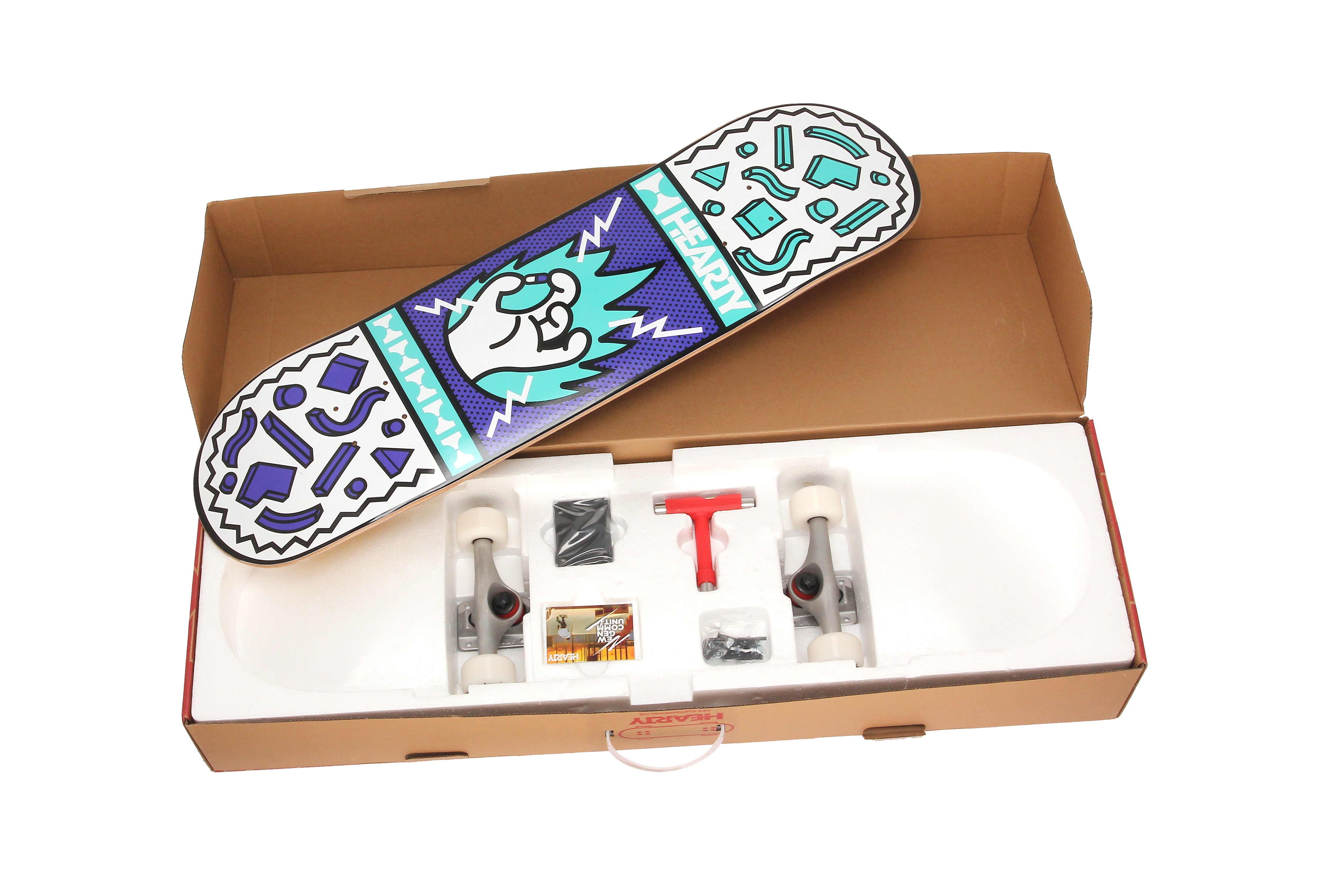 Hearty Pro-Complete Skateboard Pack- Unassembled- 8.0" & 8.25"-Chill Pill Green - InstaSport
