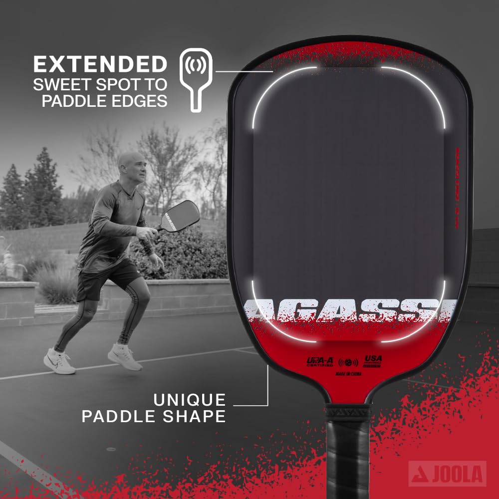 Joola_Agassi_Edge_16mm_Pickleball_Paddle_SS25_Extended_Sweet_Spot_InstaSport