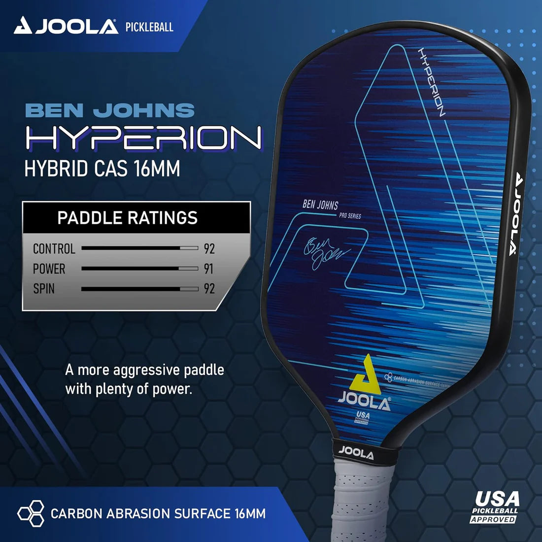 Joola_Ben_Johns_Hyperion_CAS_PIckleball_Paddle_Tech_InstaSport