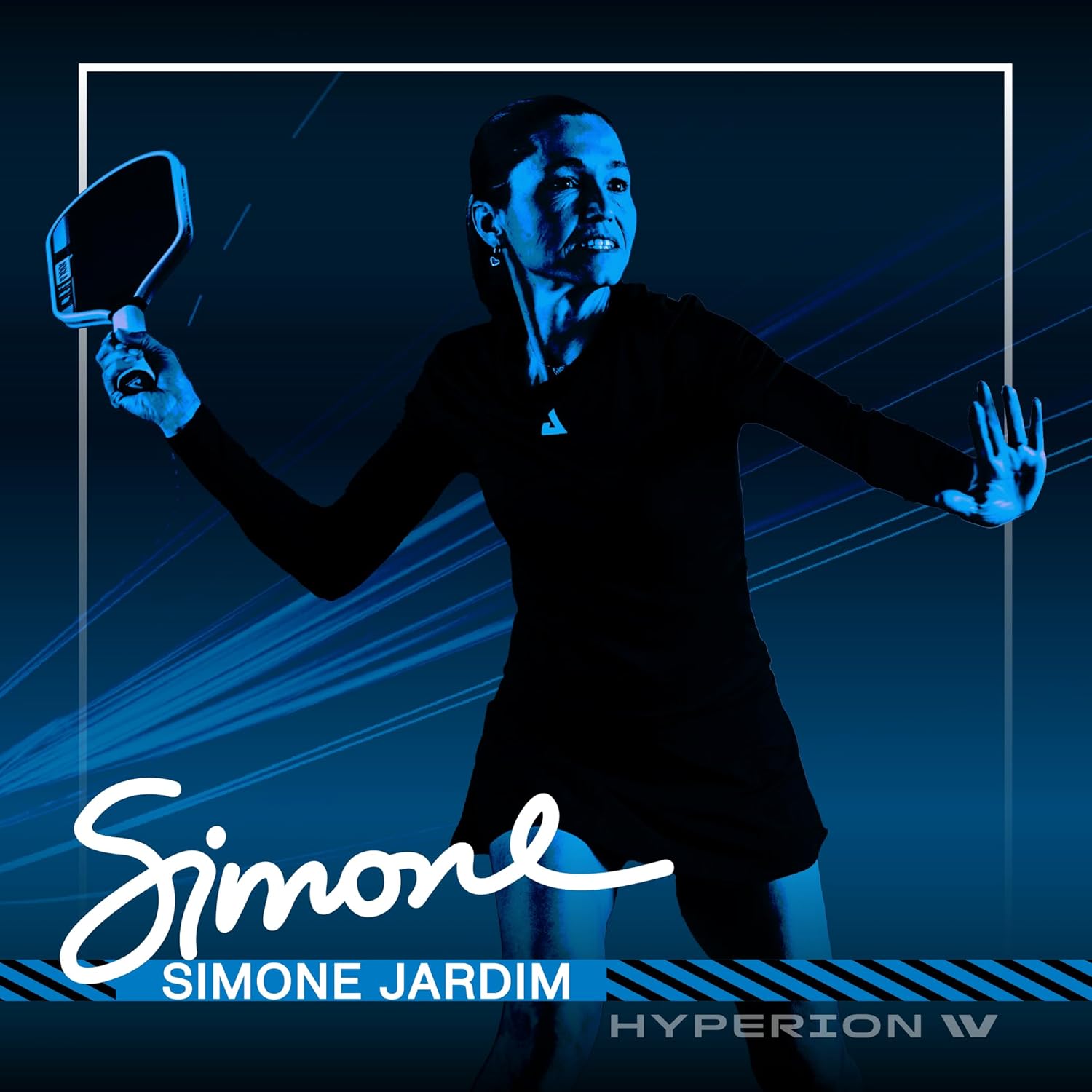 Joola Simone Jardim Hyperion Pro IV Pickleball Paddle - 16mm