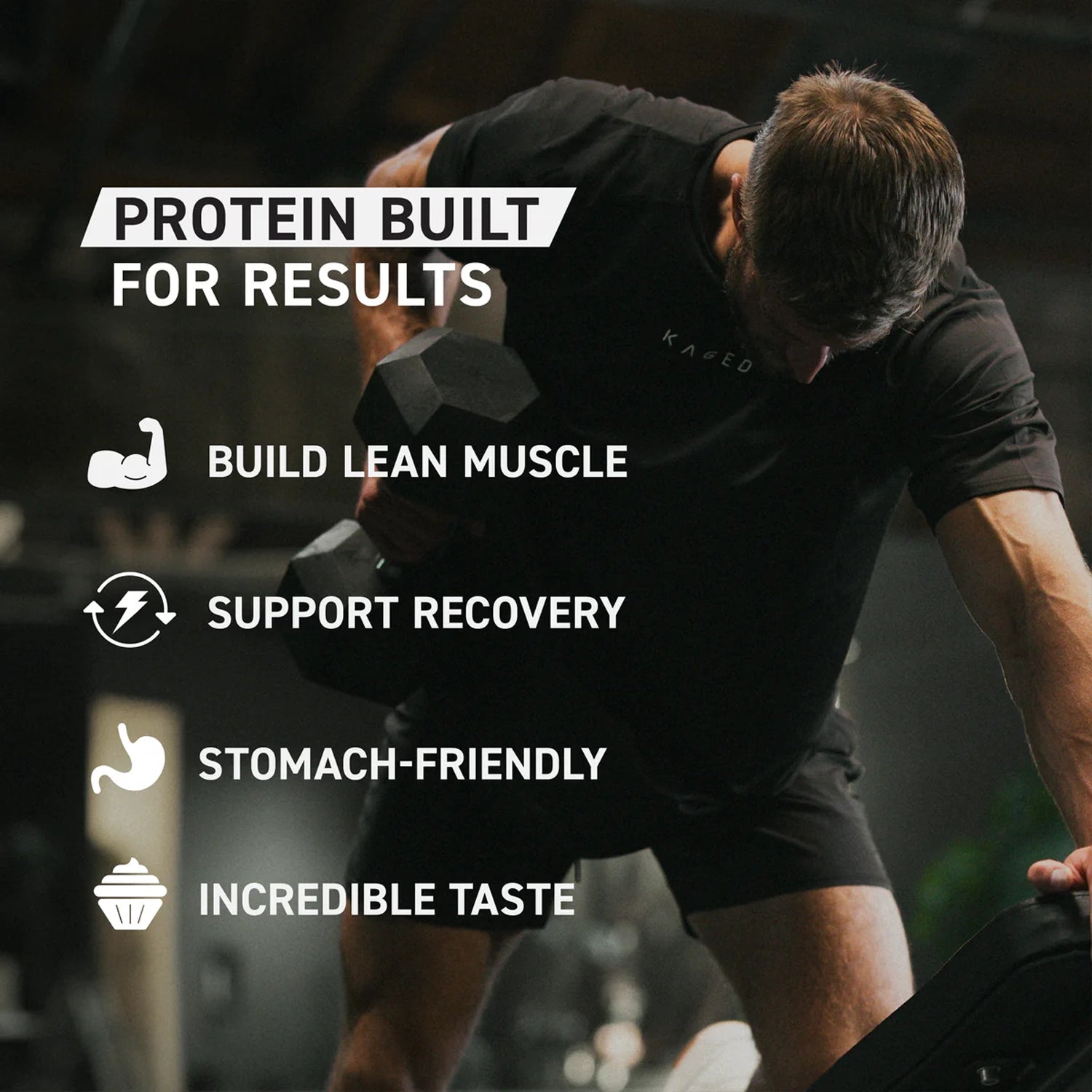 Kaged Muscle Whey Protein Isolate Powder - 1.3 Kg