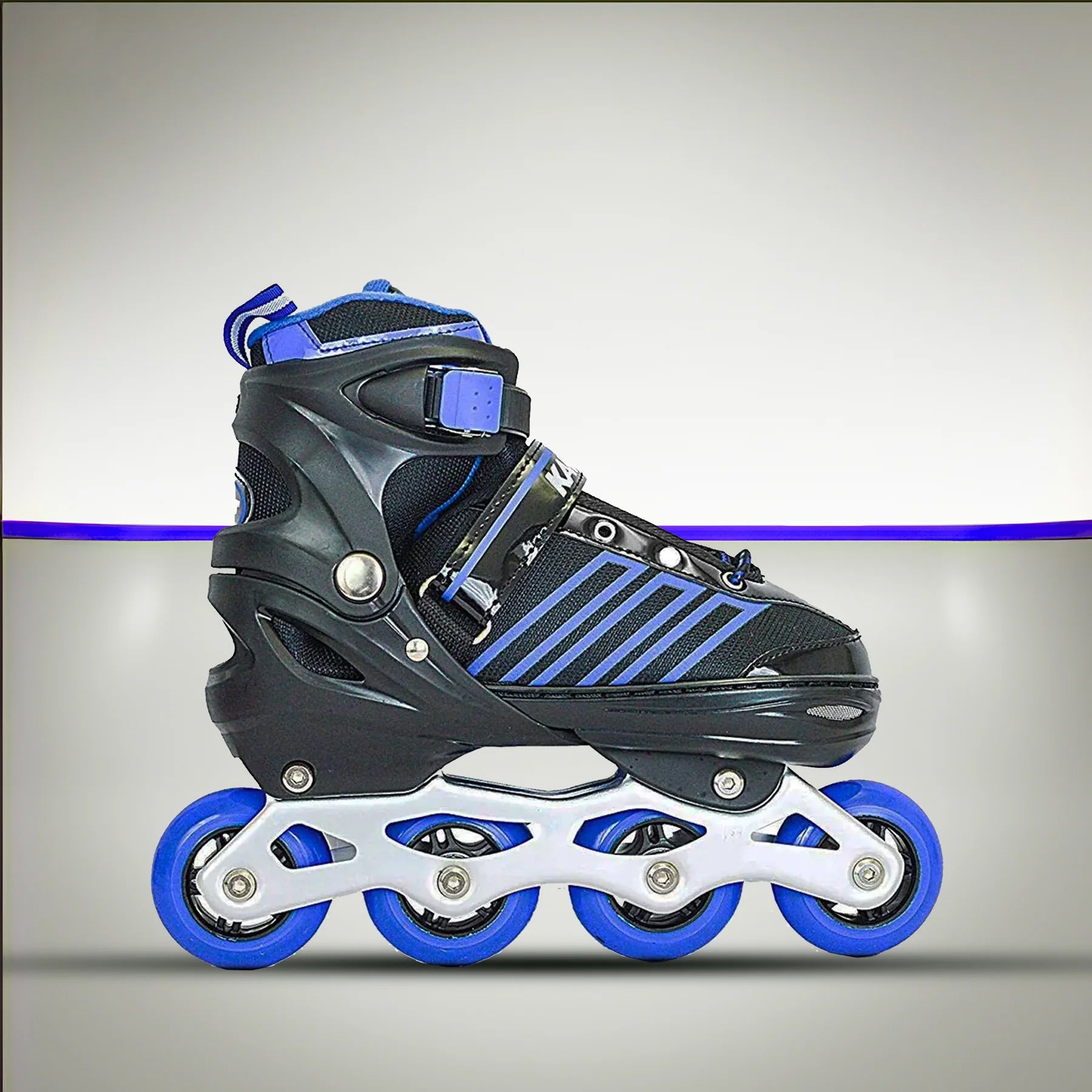 Buy now Kamachi K-1006 Inline Skates 70mm Wheels, Blue – InstaSport