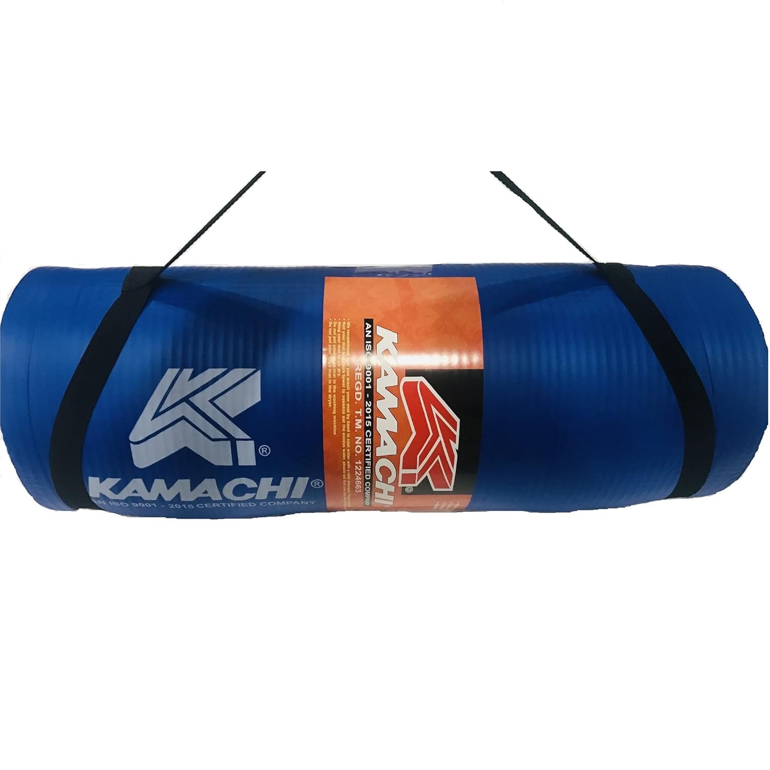 Kamachi_12MM_NBR_Extra_Thich_Yoga_Mats_Blue_Full_InstaSport