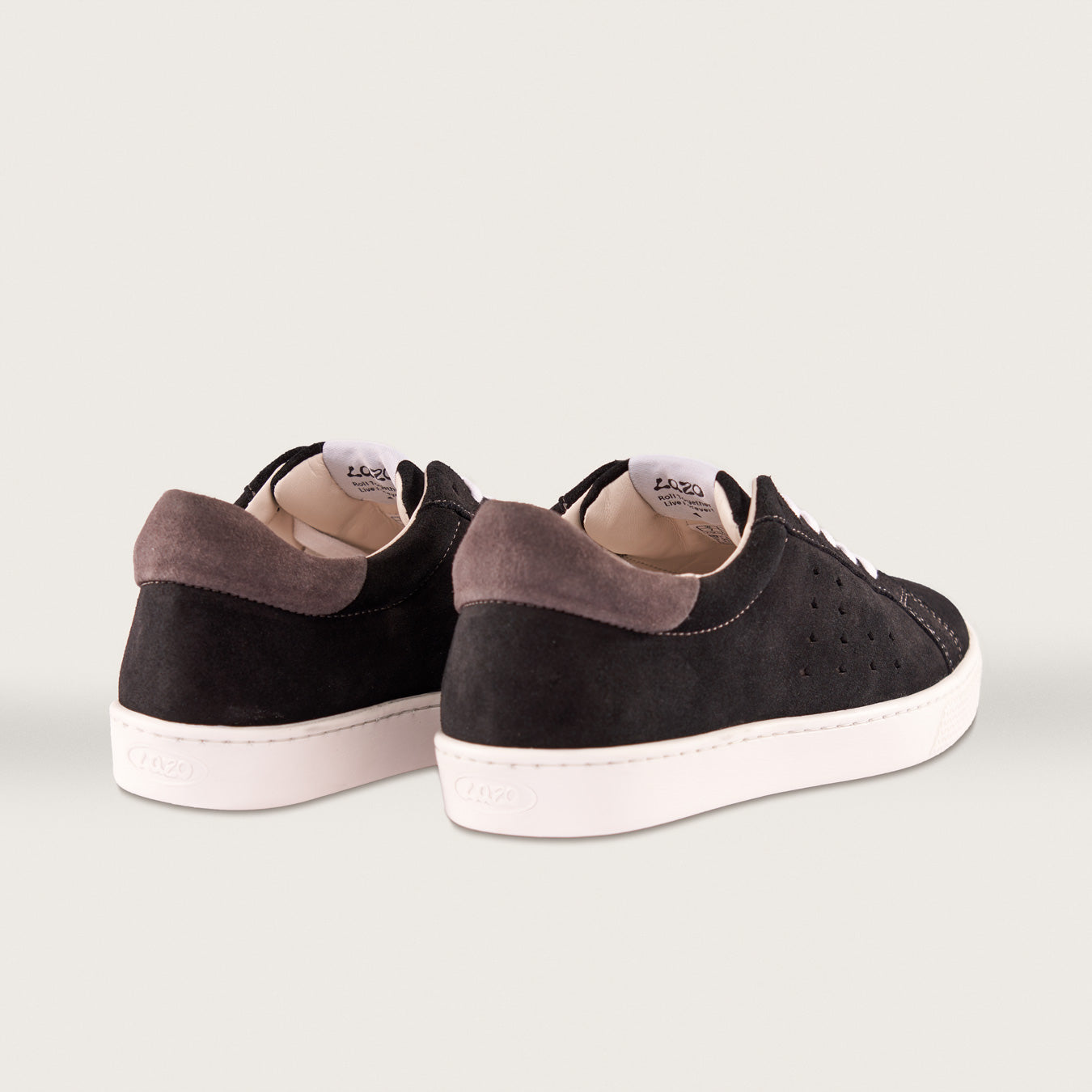 Lazo_Halo_Sneaker_Tongue_Graphic_Obsidian_Black_Hematite_Grey_Heal_InstaSport