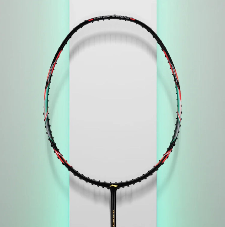 Li-Ning GForce 5900 Superlite Badminton Racket - Black/Cyan/Orange - InstaSport