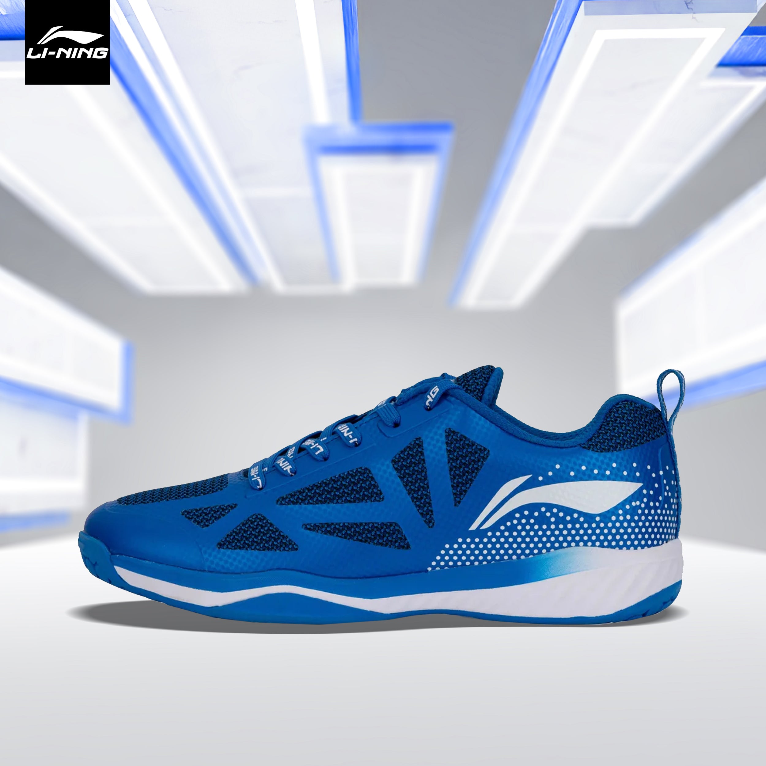Li-Ning Ultra Fly II Badminton shoe - Blue / White