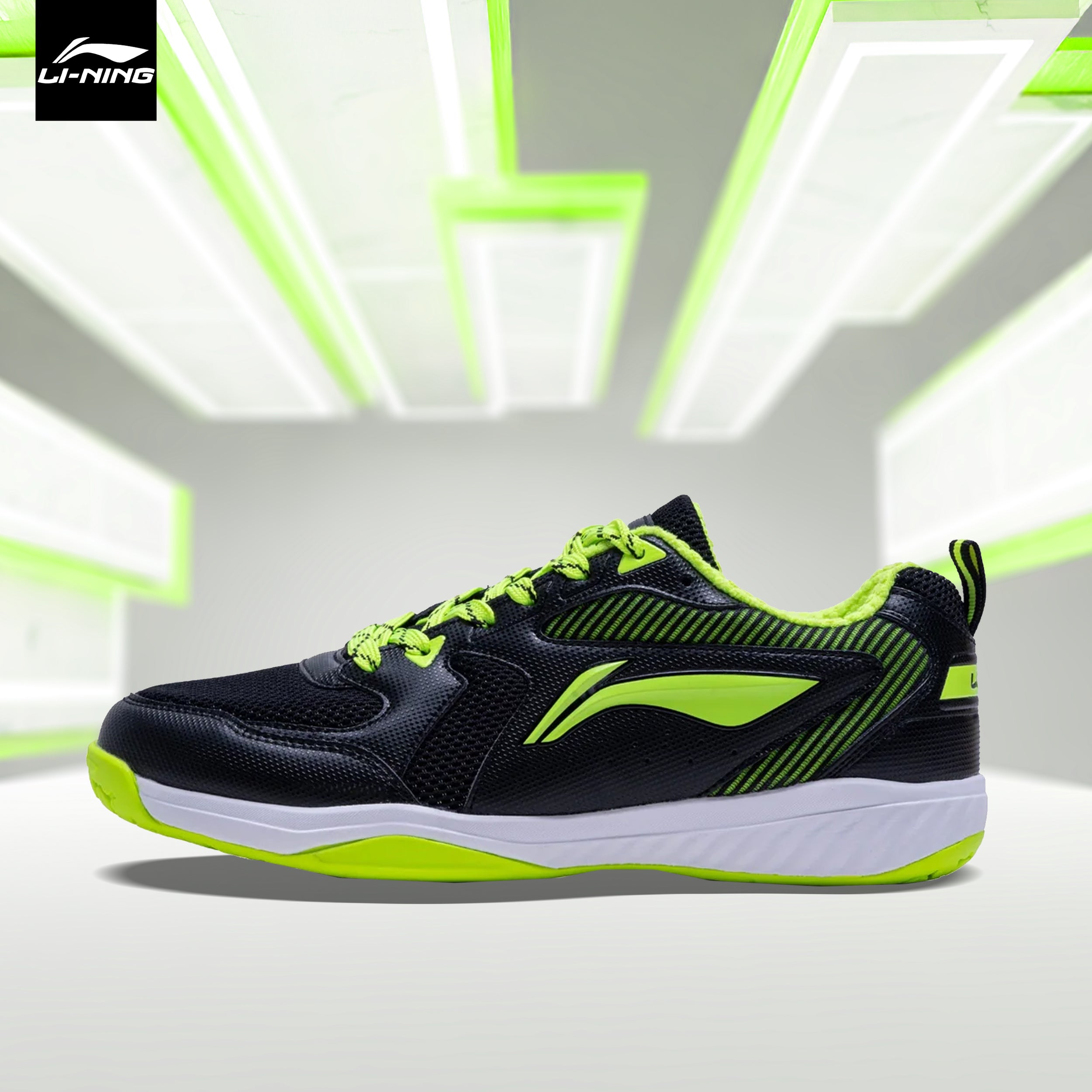 Li-Ning Ultra IV Badminton Shoe - Black / Lime