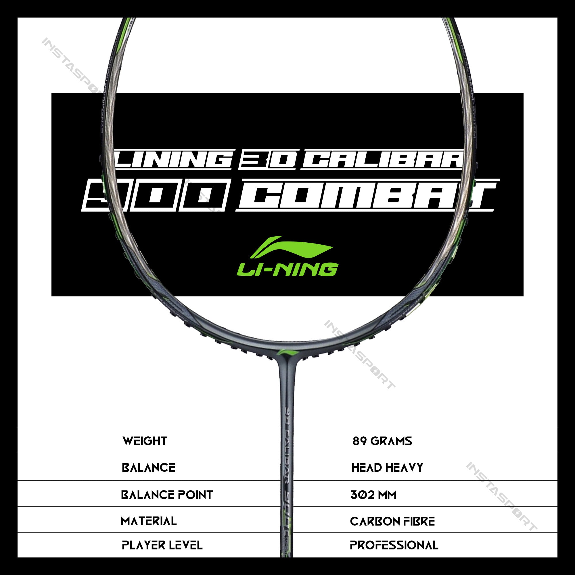 Lining_3Dcalibar900C_Badminton_Racket_Spec_InstaSport