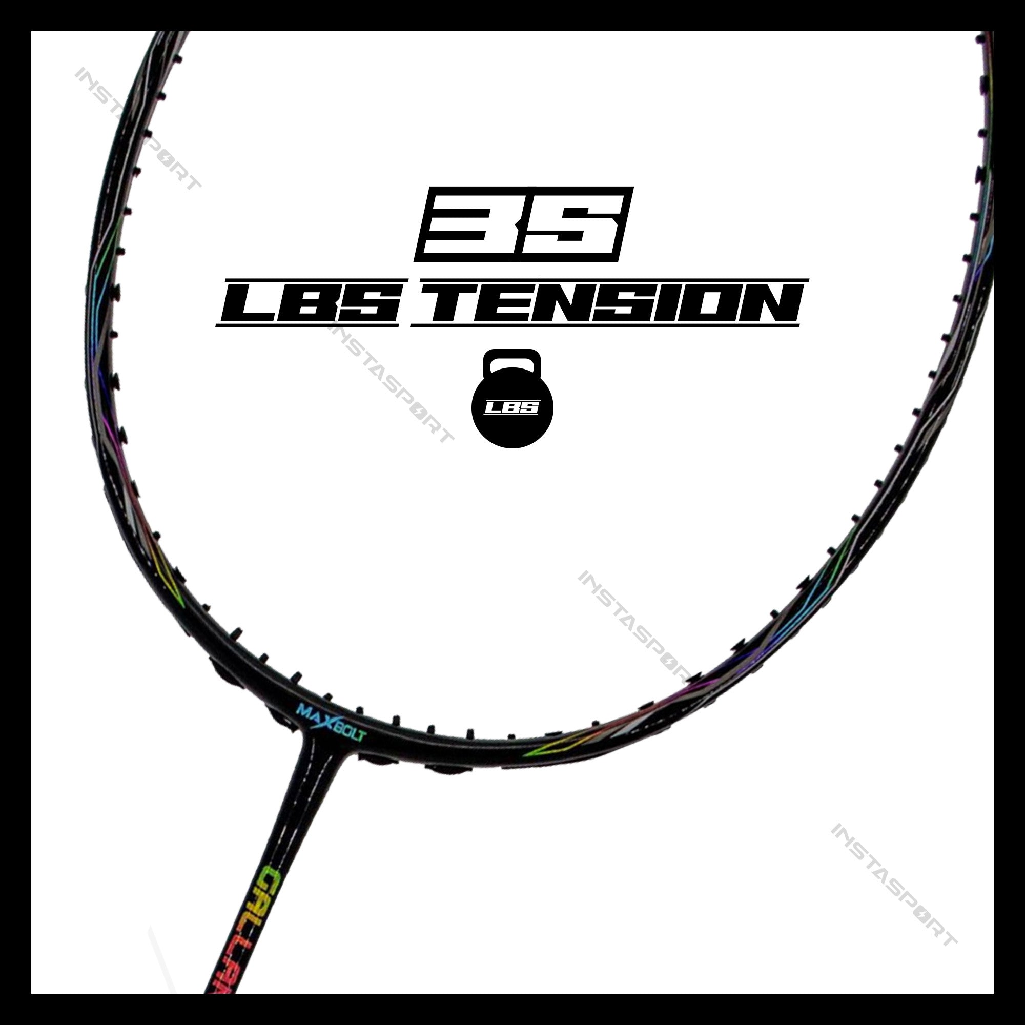 MaxboltGallantTour_Black_BadmintonRacket_Throat_Instasport