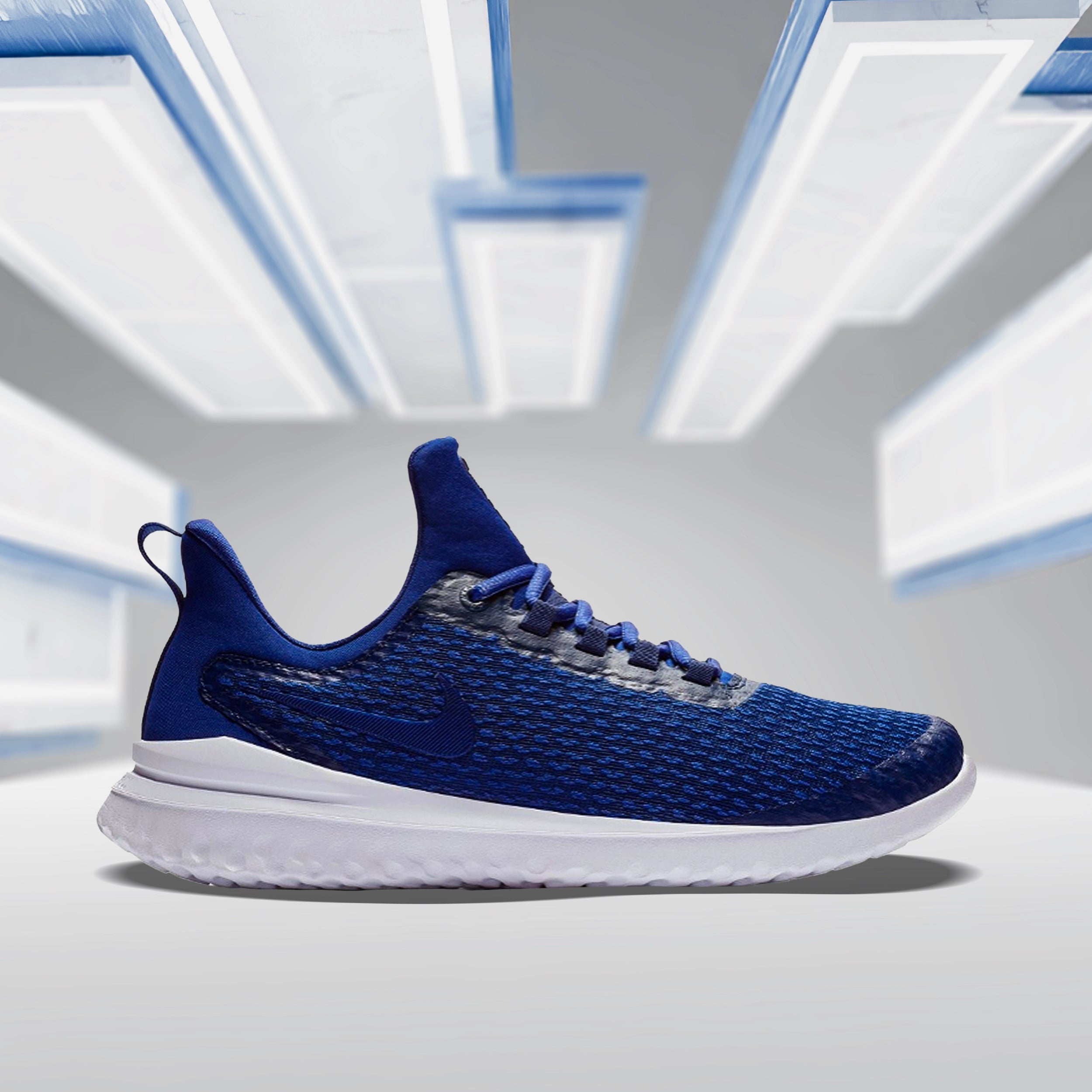 Nike Men's Renew Rival Running Shoes Blue Void/ Royal Blue - DOD