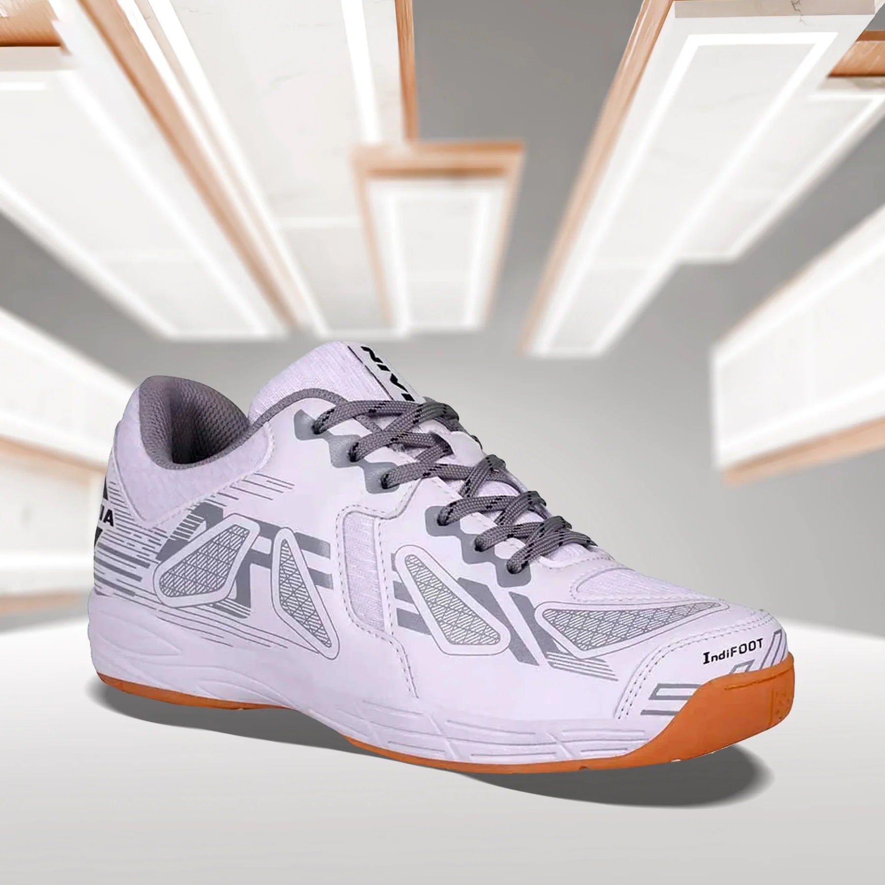 Nivia Appeal Badminton Shoes (White) UK1