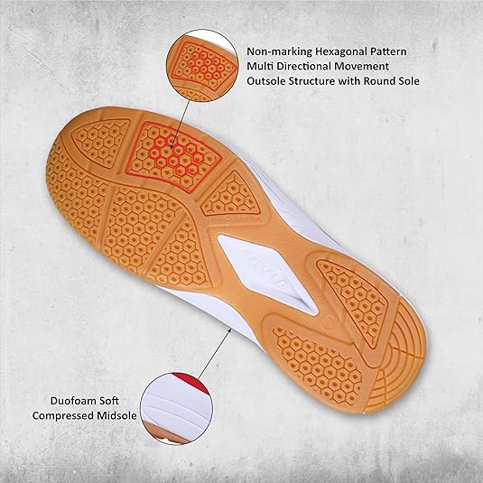 Nivia_Appeal_3_Badminton_Shoes_Crimson_Red_Sole_InstaSport