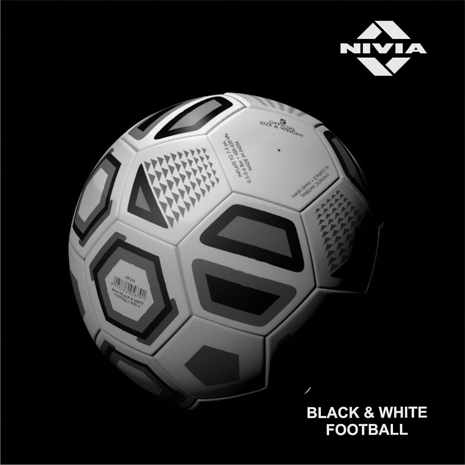 Nivia_Black_and_White_Football_Creative_InstaSport