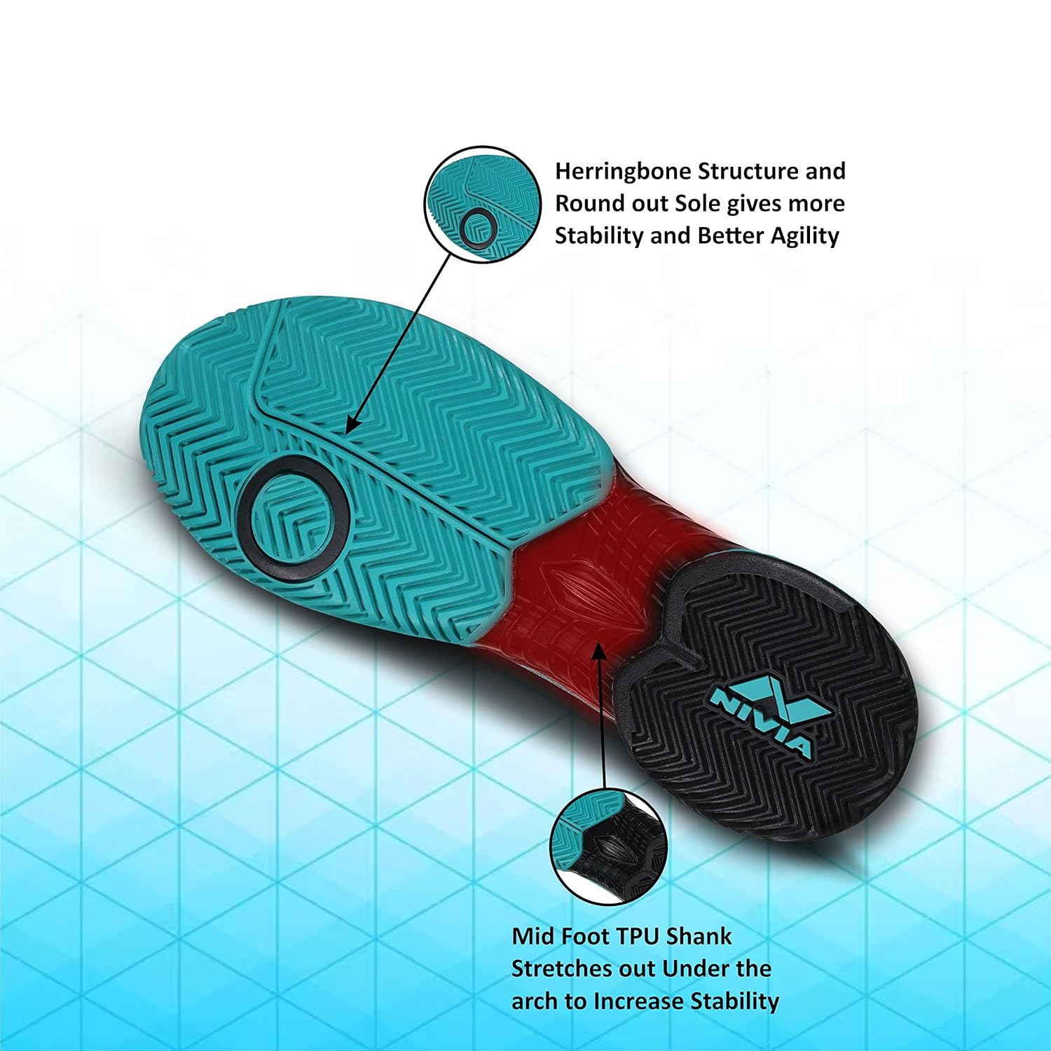 Nivia_Ray_3_Tennis_Shoes_Turquoise_Sole_InstaSport