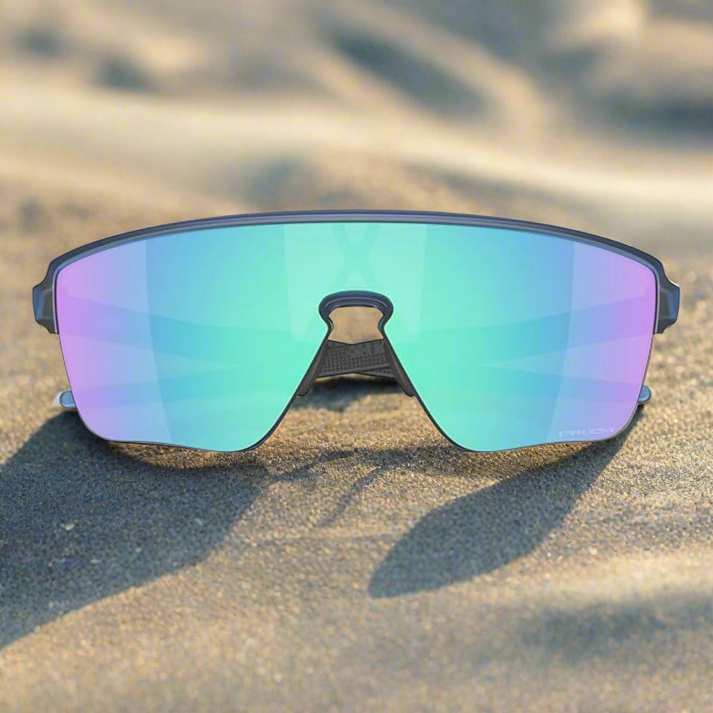 Oakley_Corridor_SQSunglass_Matte_Transparent_Blue_Prizmsapphire_FrontVies_Instasport