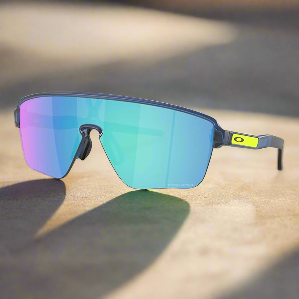 Oakley_Corridor_SQSunglass_Matte_Transparent_Blue_Prizmsapphire_Front_Instasport
