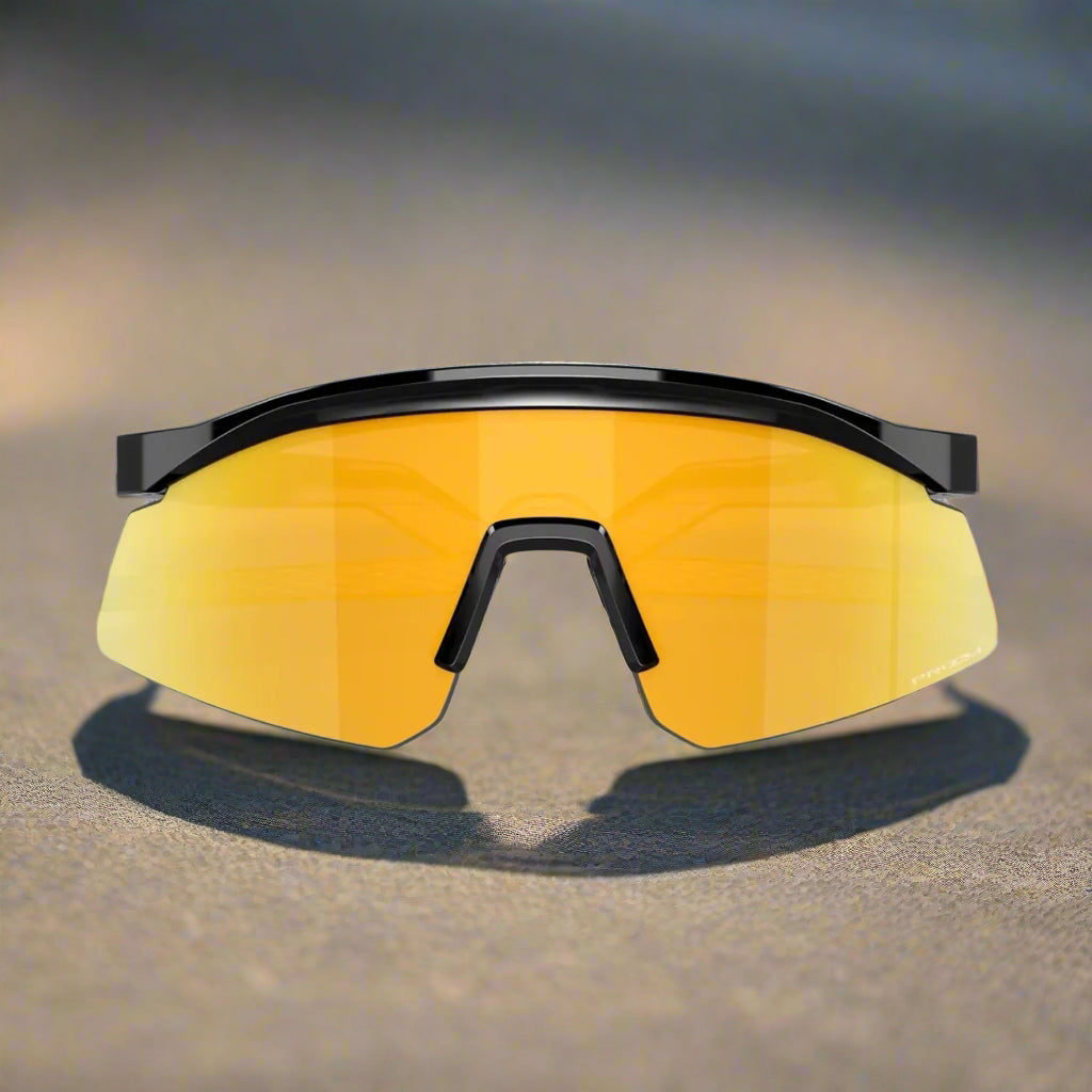 Oakley_HydraPrizm_24k_lens_Sunglass_Black_Front_Instasport