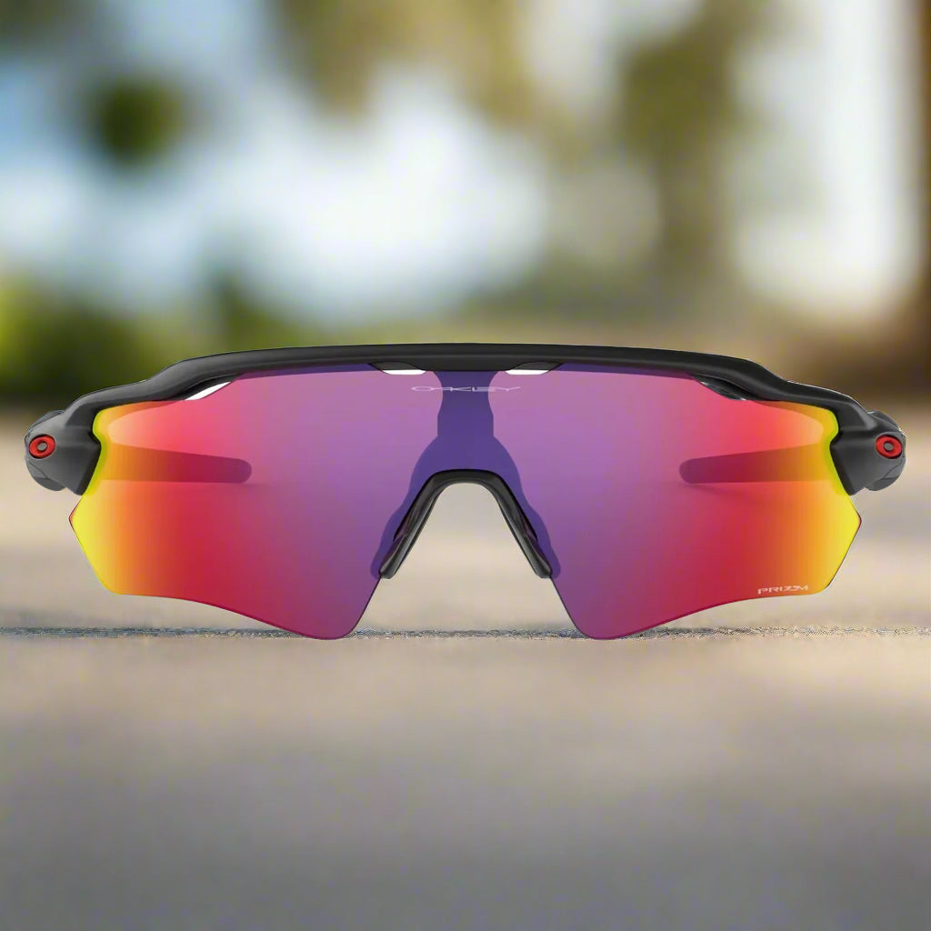 Oakley_Radar_EVPath_Sunglass_MatteBlack_PrizmRoad_Front_Instasport