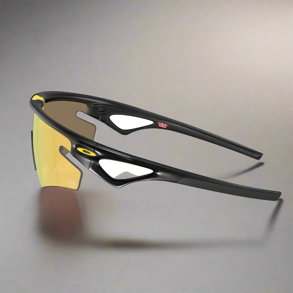 Oakley_Sphaera_Sunglass_SlashMatteBlackInk_Prizm24kPolarizedTDF_Sideview_Instasport