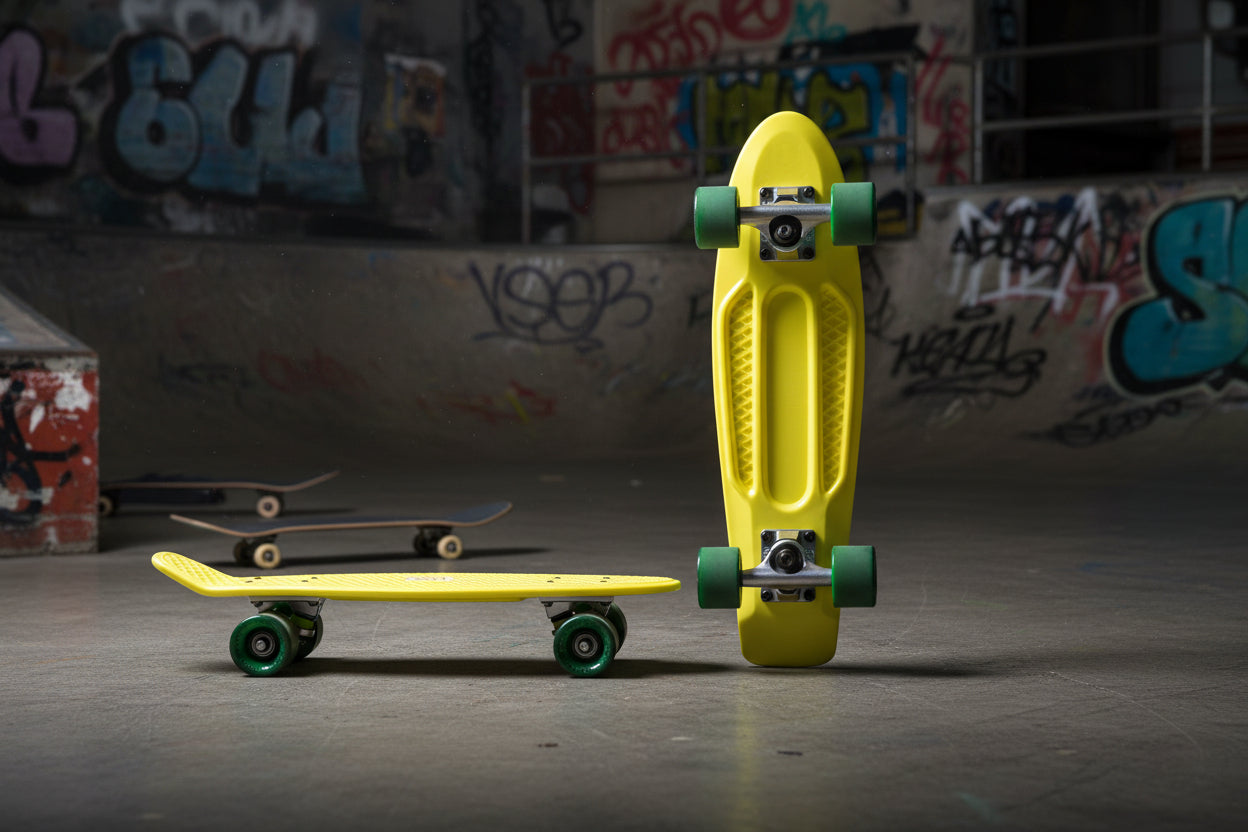 Piston_Mini_Cruiser_22_Beginner_SkateBoard_Yellow_Main_InstaSport