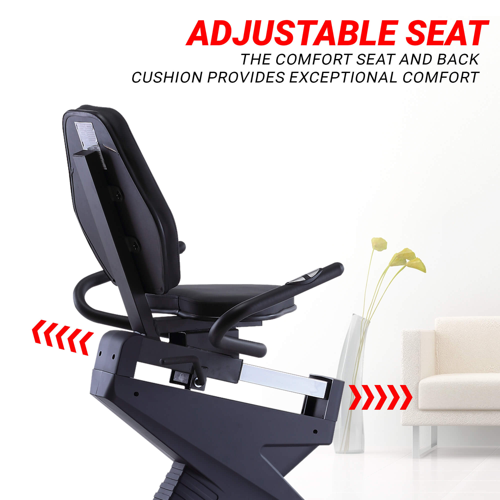 Powemax_BR_800_Commercial_Recumbent_Bike_Adjustable_Seat_InstaSport