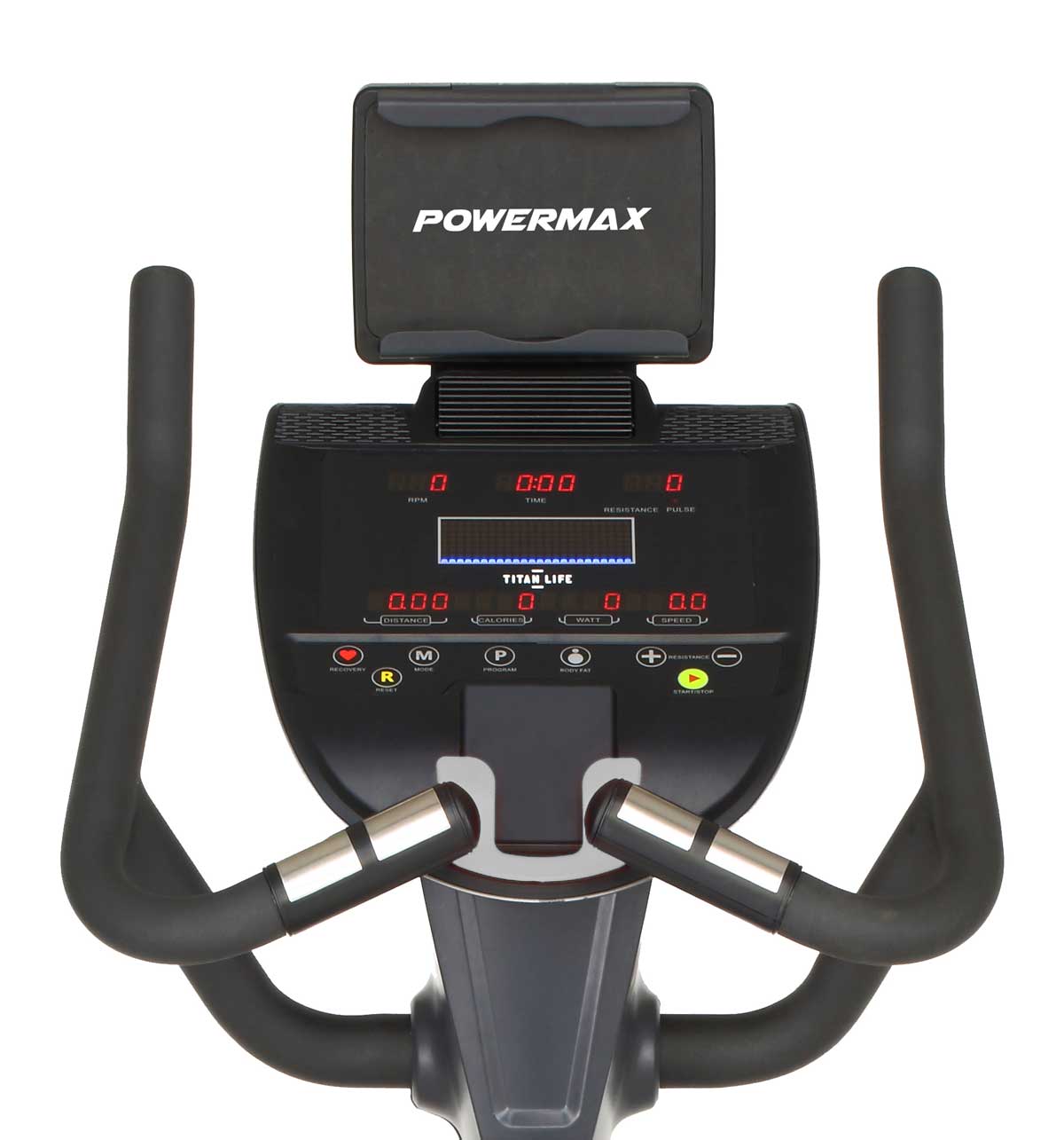Powemax_BU_4000_Commercial_Exercise_Bike_Display_InstaSport