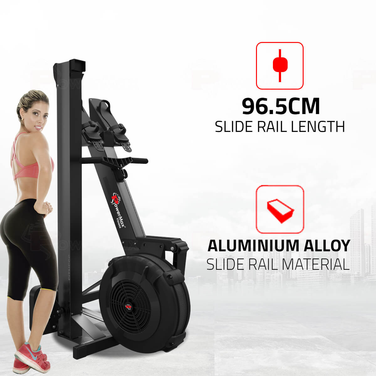 Powermax_1000_Water_Rowing_Maching_Built_InstaSport