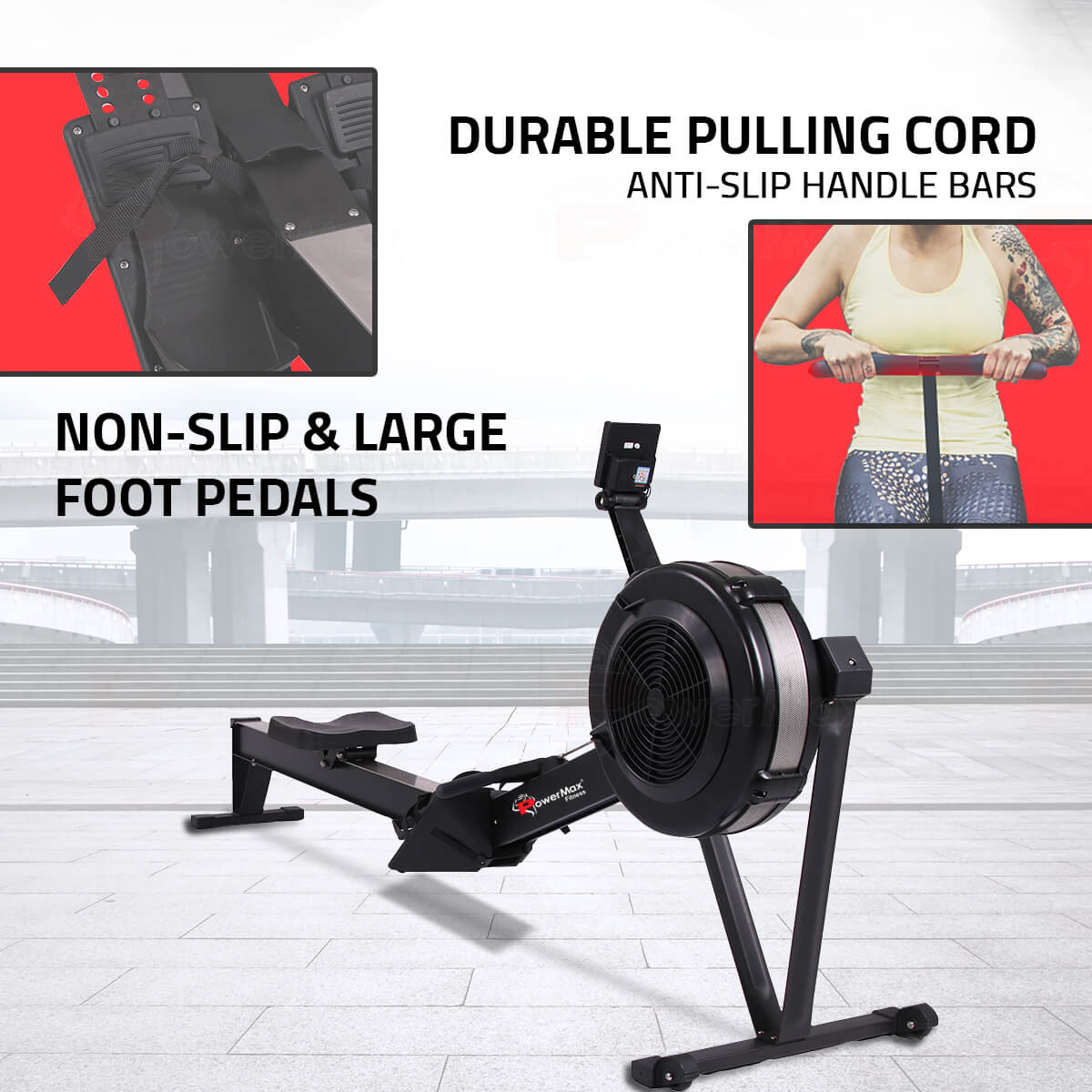 Powermax_1000_Water_Rowing_Maching_Durable_InstaSport