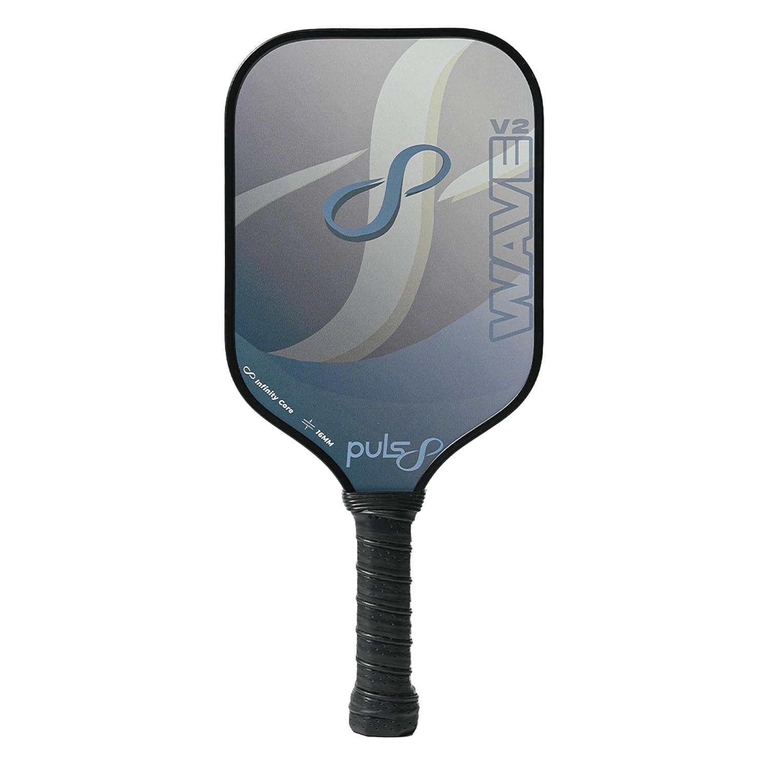 Pulse8_Wave_V2_Pickleball_Paddle_Burnt_Charcoal_Full_InstaSport