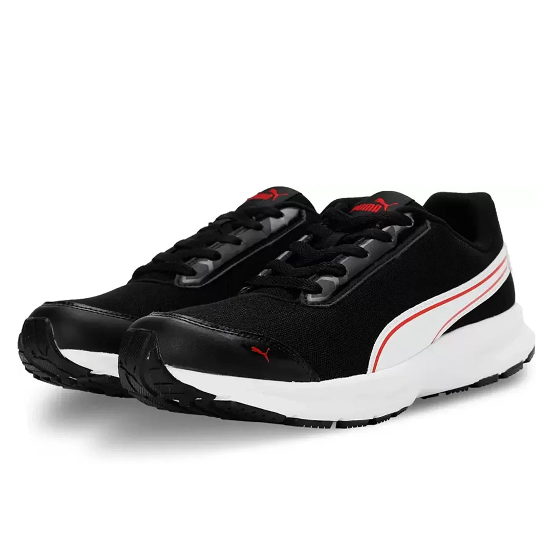Puma Kuiper Men's Running Shoes (Black-White-High Risk Red) 31005902