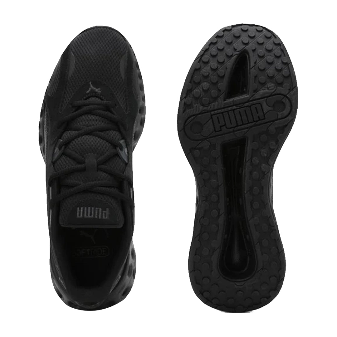 Puma Softride Frequence Unisex Running Shoes (Black/Flat Dark Gray) 31050001