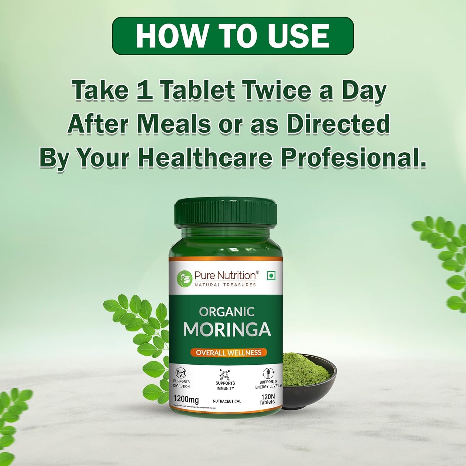 Pure_Nutrition_Moringa_120MG_How_InstaSport