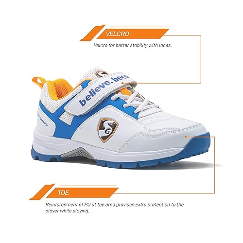 SG_Century_6.0_Cricket_Shoes_White_R_Blue_Orange_Cricket_Shoes_Velcro_InstaSport