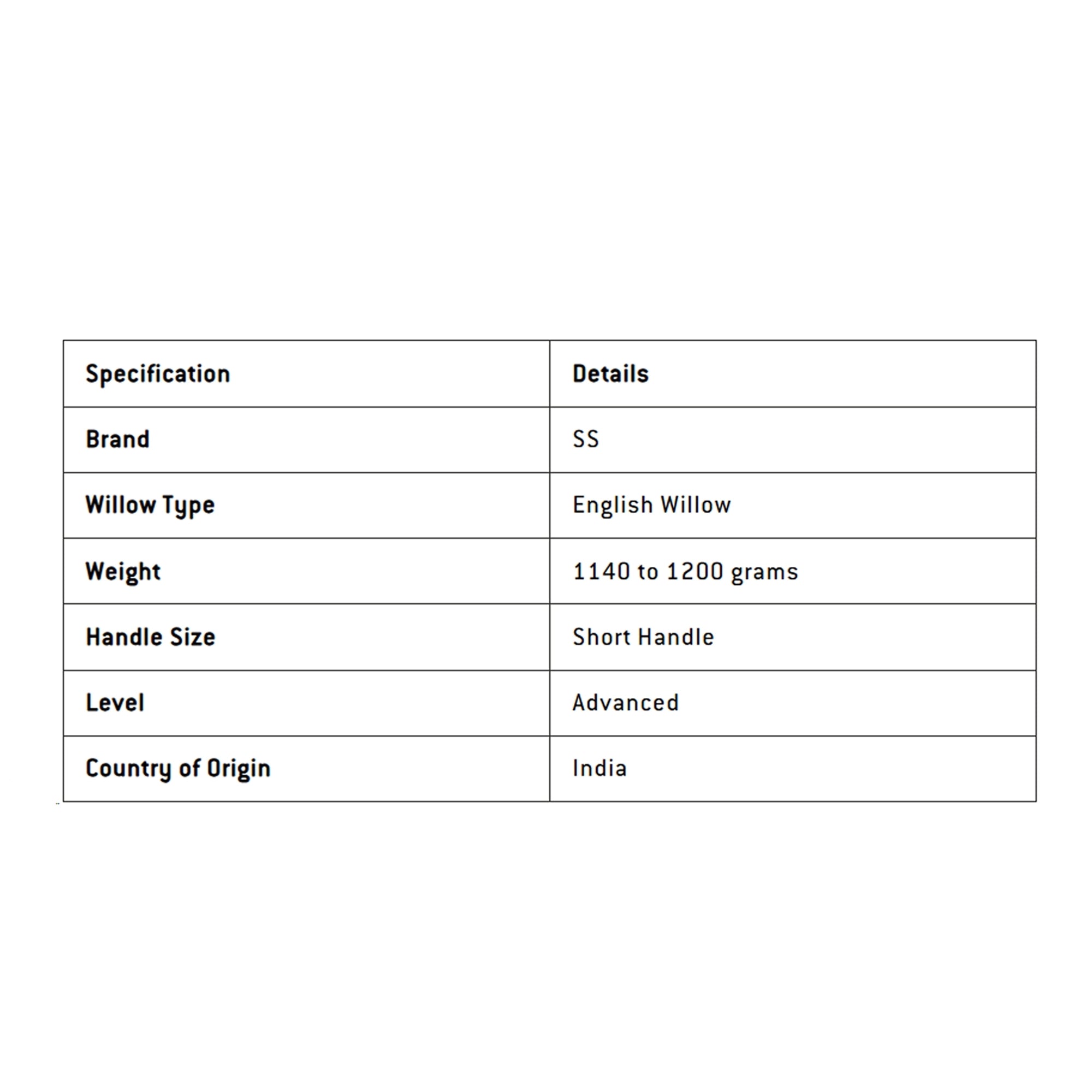 SS Devils English Willow Cricket Bat Green - SH