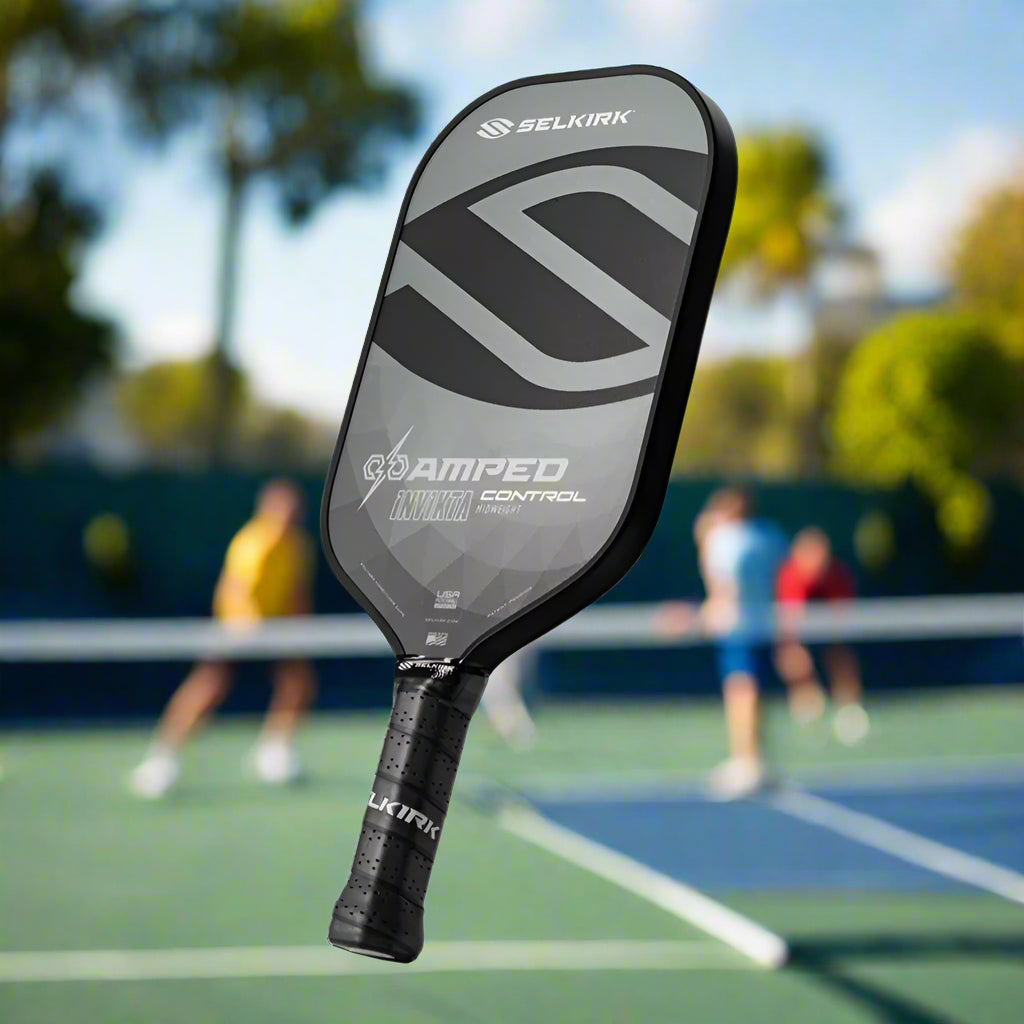 Selkirk_Amped_Control_Invikta_Pickleball_Paddle_16mm_Gray_Fullview_Instasport