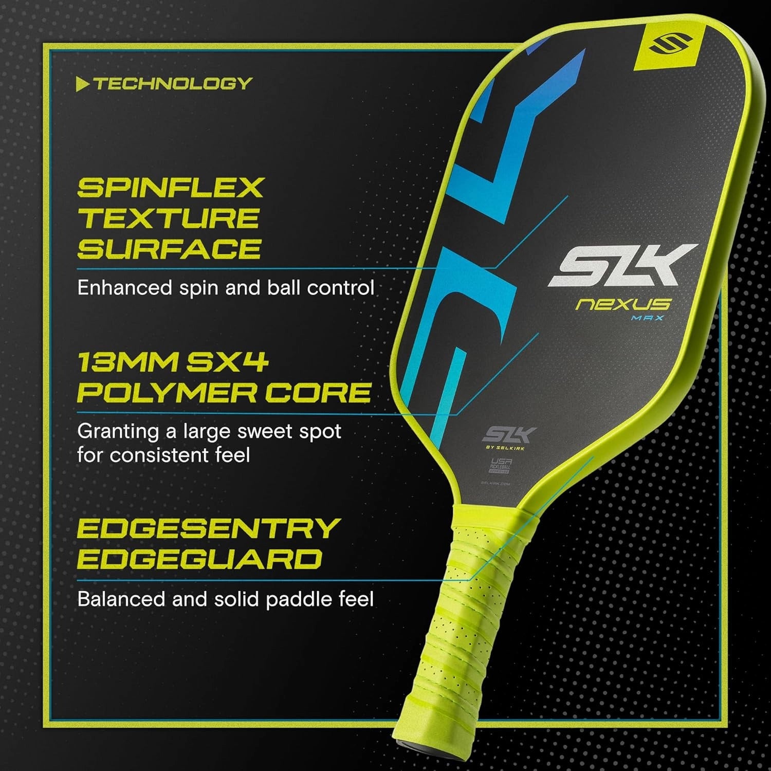 Selkirk Nexus Max Pickleball Paddle - Oasis