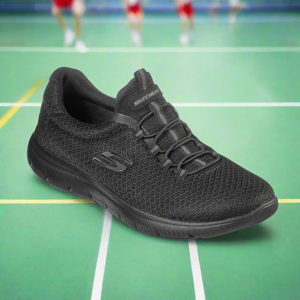 Skechers_12980ID-BBK_SportsShoes_Front_Instasport