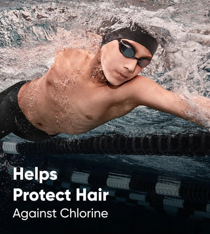 Speedo_Aqua_V_Drag_Reducing_Racing_Swimming_Cap_Black_Hair_Protection_InstaSport