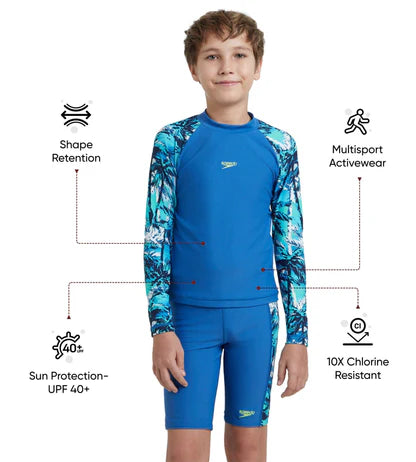Speedo_Boys_Enduraflex_Digital_Print_Long_Sleeve_Swimming_Suntop_Info_InstaSport