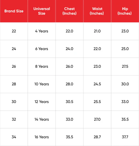 Speedo_Girls_Endurance_Essential_Splashback_Legsuit_Black_Size_Chart_InstaSport