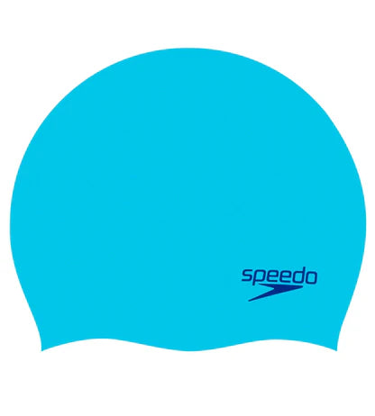 Speedo_Junior_Moulded_Silicone_Chlorine_Resistance_Swimming_Caps_Blue_Full_InstaSport
