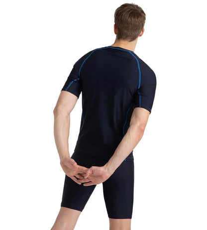 Speedo_Mens_Endurance10_Short_Sleeve_Swimming_Suntop_Back_InstaSport