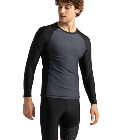 Speedo_Mens_Endurance_10_Long_Sleeve_Swimming_Suntop_Model_InstaSport