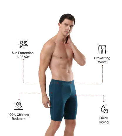 Speedo_Mens_Endurance_Essential_Swimming_Jammers_Dark_Teal_White_Second_InstaSport