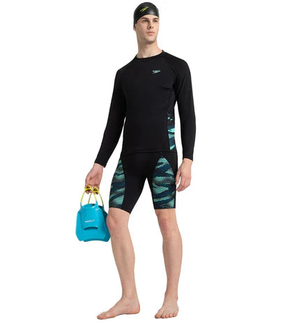 Speedo_Mens_Endurance_Long_Sleeve_Splice_Print_Swimming_Rashtop_Full_InstaSport