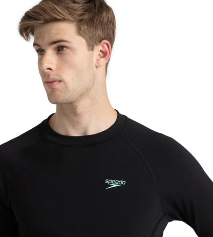 Speedo_Mens_Endurance_Long_Sleeve_Splice_Print_Swimming_Rashtop_Model_InstaSport