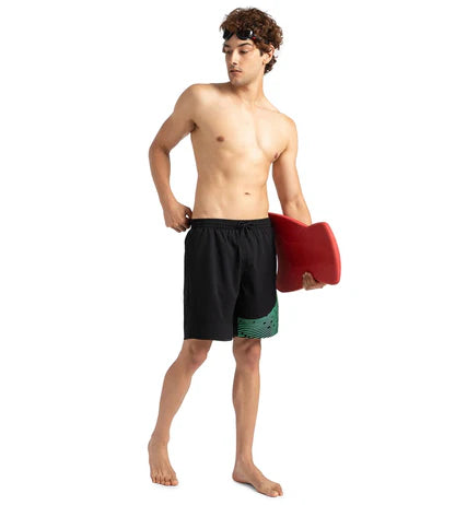 Speedo_Mens_Xpress_Lite_Essential_Medley_Logo_Printed_Swimming_Green_WaterShorts_Full_InstaSport
