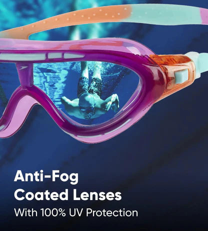 Speedo_RIFT_Junior_Swimming_Goggles_Orchid_Soft_Coral_Anti_Fog_InstaSport